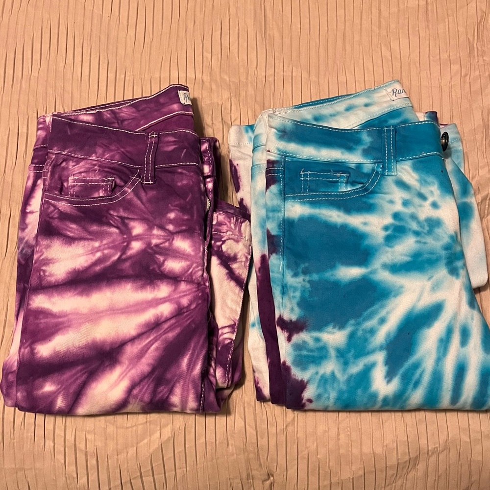 Ranch Dress’n Tie Dye Putple Jeans